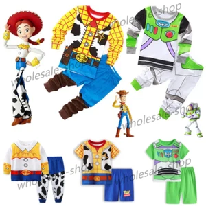 Kids Girls Boys Toys Story Woody Jessie Buzz Pyjamas Nightwear Pjs Set Outfit UK - Picture 1 of 12