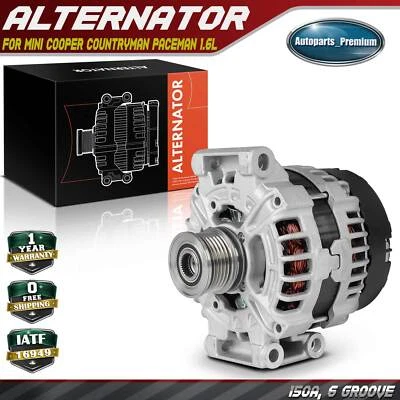 Nuevo Alternador para Mini Cooper Countryman Paceman L4 1.6L 150A 12V CW 6 Ranuras Foto 1 de 4