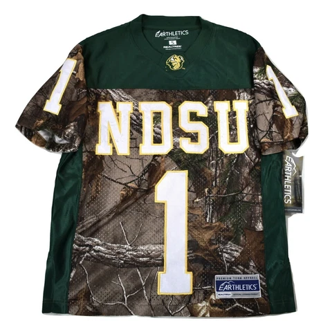 Earthletics Youth NDSU North Dakota State Bison Football Realtree Jersey S, M, L Cover