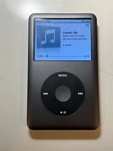 APPLE IPOD CLASSIC 160GB 7TH GENERATION A1238 GRAPHITE GREY TESTED W/800+ SONGS - Picture 1 of 3
