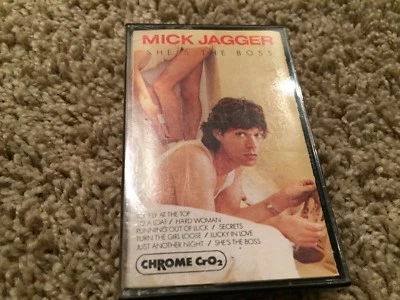 MICK JAGGER "She's The Boss" Cassette rare US Chrome 1985 release Rolling Stones - Image 1 of 2