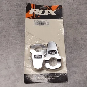 ROX Pivoting Motorcycle Handlebar Risers 2" Rise - 1-1/8" Clamp NEW - Picture 1 of 1