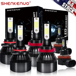 For Subaru Forester 2014-19 9005 H11 LED Headlights H11 Fog Light 6 Bulbs Combo - Picture 1 of 12