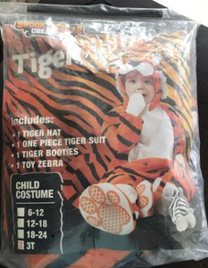 Spooktacular Creations Deluxe Toddler-Curly Tail-Tiger Costume (3T) Halloween - Picture 1 of 5