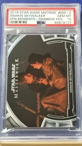 Anakin Skywalker - 2019 Star Wars Masterwork Defining Moments Foil  PSA 10   - Picture 1 of 2
