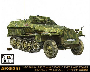AFV Club 1/35 Scale Sd.Kfz. 251/9 Ausf.C EARLY TYPE Plastic Model Kit AF35251 - Picture 1 of 1