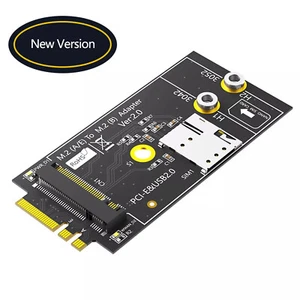 For 3G/4G/5G LTE Module Black M.2 to A+E Adapter With M2 Screw Screw Driver - Afbeelding 1 van 6