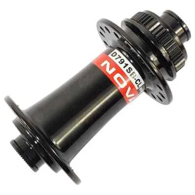 Buje delantero de bicicleta con freno de disco XC MTB 6 pernos bloqueo central 20-32 orificios eje pasante Foto 1 de 4