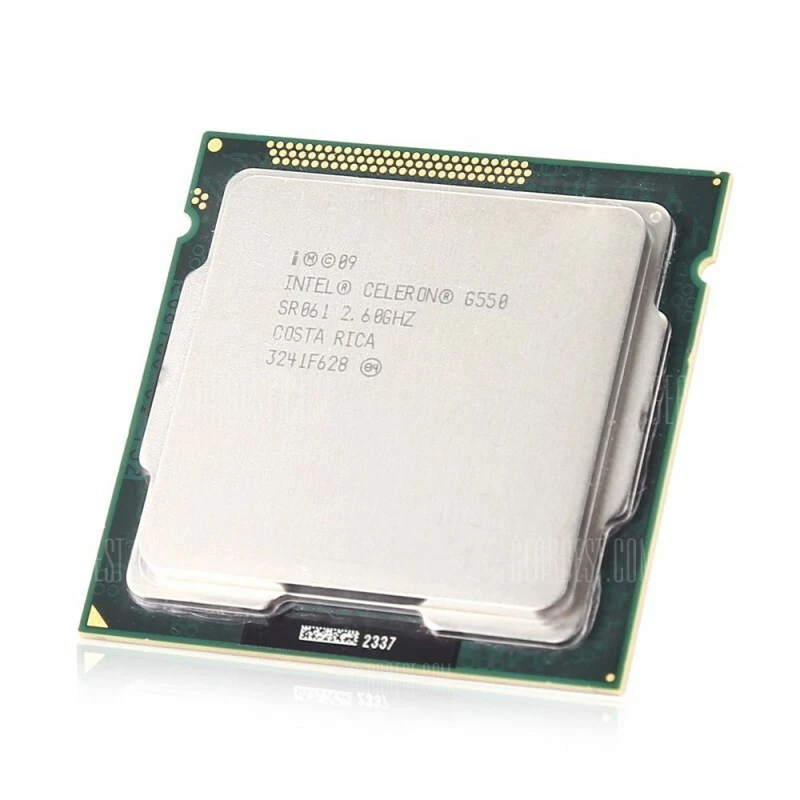 Procesador CPU INTEL Celeron G550 SR061 FC - LGA 1155 Dual Core 2.60Ghz 2Mo 5GT - Imagen 1 de 1