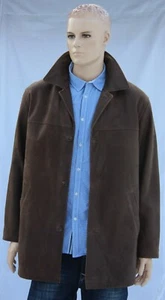 TRAPPER giacca di pelle nappa pelle cappotto giacca uomo taglia 50 - Foto 1 di 12