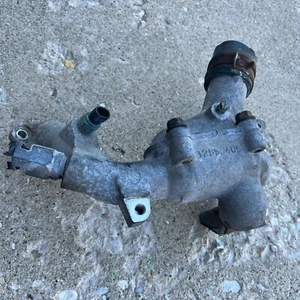 96-02 GMC Chevy 6.2 6.5 Turbo Diesel Dual Thermostat Housing Crossover 12553405 - Picture 1 of 8