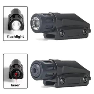 Lampe Tactique + Laser Red pour M416, M1911, GlockG18,21mm rail Weaver Picatinny - Imagen 1 de 9