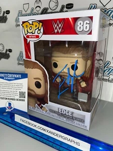 EDGE WWE 86 ADAM COPELAND SIGNED AUTOGRAPHED WRESTLING FUNKO POP-BAS COA BECKETT - Picture 1 of 7