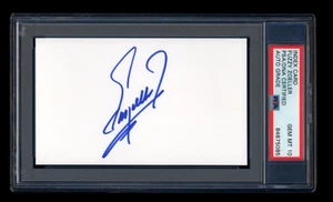 FUZZY ZOELLER SIGNED INDEX CARD PSA/DNA AUTOGRAPHED MASTERS US OPEN GEM MINT 10 - Picture 1 of 1