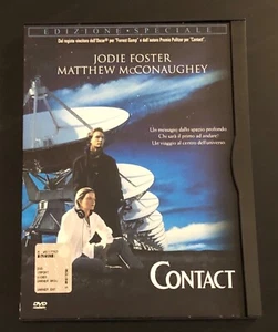 DVD CONTACT CON JODIE FOSTER Ed Warner Bros SNAPPER - Foto 1 di 3
