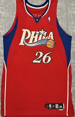 Authentic Adidas NBA Philadelphia 76ers Kyle Korver Game Issued Jersey - Image 1 of 4