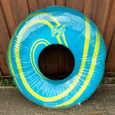 Piscina Inflable Tubo Redondo Sevylor 40" 2000 De Colección Y2K Turquesa Lima NUEVO Paquete Abierto Foto 1 de 4