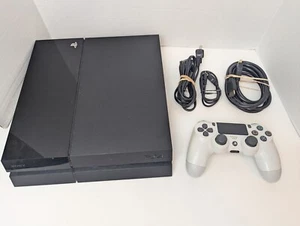 Sony Playstation 4 PS4 CUH-1115A 500GB Model w/ Cables & White Controller Tested - Picture 1 of 9