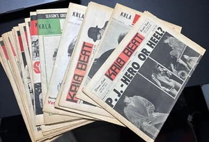 ROCK 'N' ROLL NEWS: Huge Lot of 1960s Vintage KRLA BEAT Magazines - Picture 1 of 8