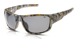 Caterpillar CTS-8026 Men's Polarised Sunglasses 182P Matte Camo Print/Grey - Picture 1 of 4