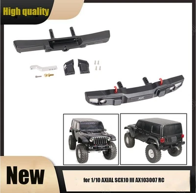 Aluminum Alloy Front/Rear Bumper for 1/10 AXIAL SCX10 III AX103007 RC Car Parts - Image 1 of 4
