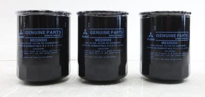 Juego de 3 filtros de combustible para motor Mitsubishi ME229333 FUSO FK/FH/FE/FG 88-04 NUEVOS OEM Foto 1 de 4