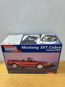 Monogram  Ford Mustang SVT Cobra Convertible 1/25 2460 1996 Open Box Pre Owned - Picture 1 of 11