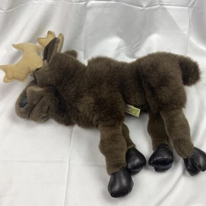 Folkmanis Folktails Elch Handpuppe Ganzkörper braun Plüsch realistisch groß 20 Zoll - Bild 1 von 9