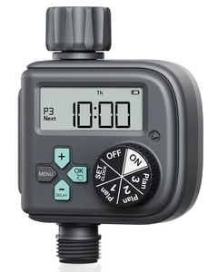 Sprinkler Timer with 3 Independent Programs, Hose Timer with Rain Delay/Manua... - Picture 1 of 7