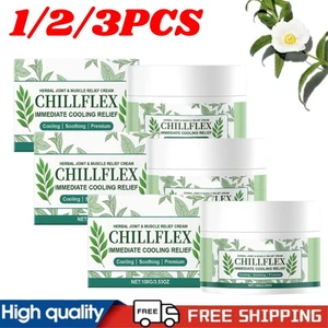 1-3x 100g Kräuter Gelenk & Muskel Relief Creme Chillflex SofortKühlen Linderung - Bild 1 von 19