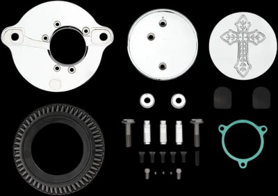 Kit de purificador de aire cruzado español LA cromado Harley Electra Glide Ultra Classic 17-18 Foto 1 de 4