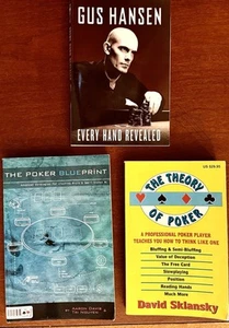 3 Poker Books, Professionals Reveal Strategies/Secrets, Sklansky, Hansen, Nguyen - Imagen 1 de 3