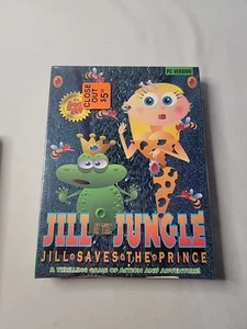 Vtg SEALED Big Box Pc Game Jill Of The Jungle Saves The Prince DOS Epic Megagame - Picture 1 of 6
