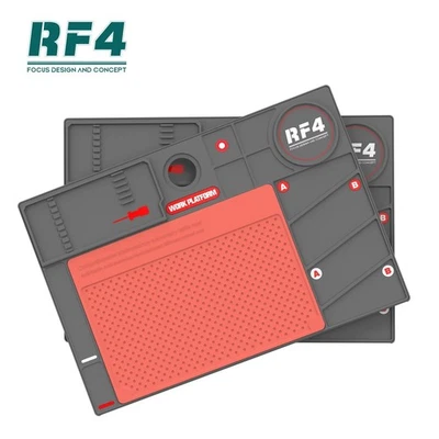 Silicone Heat Resistant Mat AntiStatic Magnetic Desk RF4 RF-PO2 260*380mm UK - Image 1 of 4