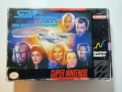 Star Trek: The Next Generation - Future's Past Super Nintendo Complete In Box - Image 1 of 4