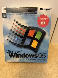 Windows 95 Floppy Disk Operating System Full Version Brand New Sealed - Picture 1 of 3