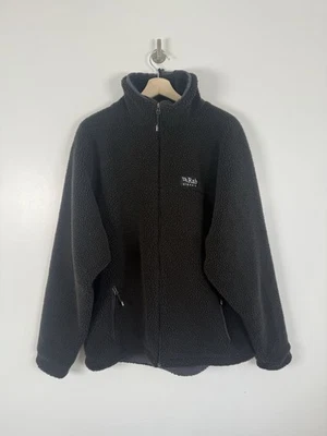 Rab Jacket Size XXL Double Pile Black Thermal Teddy Warm Fleece Windproof Coat - Image 1 of 4