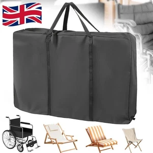 Foldable Wheelchair Bag Waterproof Oxford Cloth Storage Bag for Outdoor Travel - Picture 1 of 11