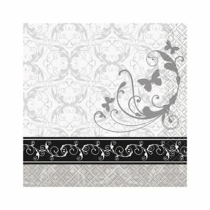 Victorian Wedding 16 Ct Beverage Napkins Bridal Shower Engagement Party - Picture 1 of 1