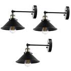 Wall Sconce Set of 3, Hardwired Industrial Wall Lamps, Vintage Sconces Wall L...