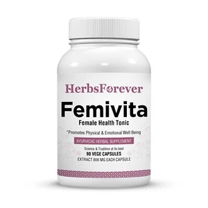 Femivita Capsules-Everyday Female Health Supplement-90 Vege Capsules-800 Mg Each - Bild 1 von 3