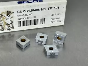 Seco CNMG432-M3 TP1501 Carbide Insert CNMG 120408-M3 (Pack of 4) - Picture 1 of 1