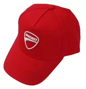 Ducati Baseball Cap Company Cap Red Original Merchandise New Unisize Cotton - Picture 1 of 1