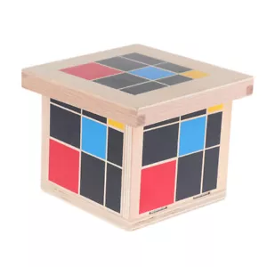 Montessori Mathematik Lernspielzeug Trinomischer Würfel Holzspielzeug - Picture 1 of 9