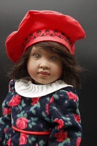 Vintage Helen Kish & Company Michaela AA Vinyl Black Doll 12" All Dressed Up - Picture 1 of 21