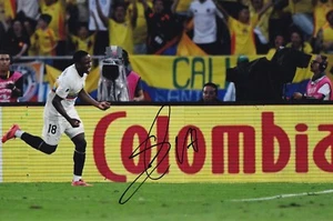 Football - Luis Sinisterra - Hand Signed 12x8 Inch Photograph - Colombia - COA - Picture 1 of 1