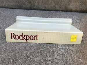 ROCKPORT RARO espositore scaffali scarpiera vintage anni 80 90 per pareti a doghe - Foto 1 di 2