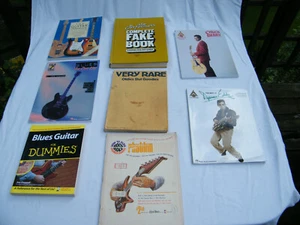 Lot of 8 Guitar Music Books Oldies Blues Berry Eddy Fake Book Rock&Roll Handbook - Picture 1 of 6