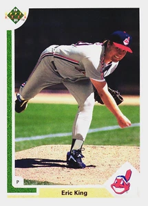 1991 - Upper Deck - ERIC KING - Card # 782 - CLEVELAND INDIANS (Now Guardians) - Picture 1 of 2