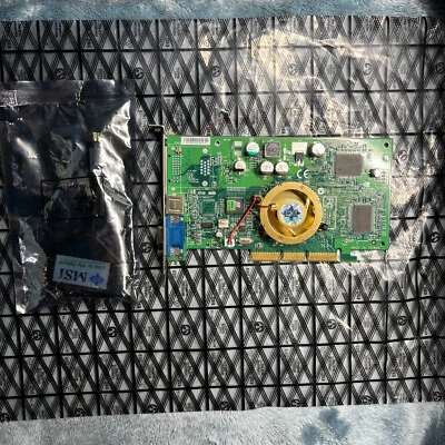 MSI NVIDIA GeForce4 MX 440 64 MB Universal AGP 4x/8x Graphics video card TV box - Image 1 of 4